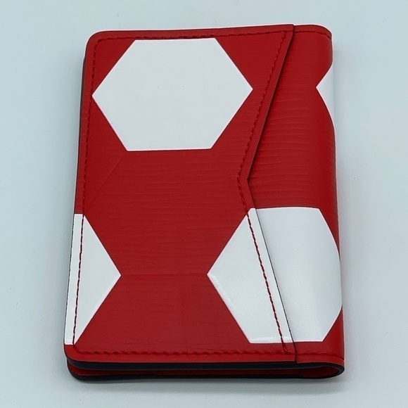 NWT LOUIS VUITTON Hexagonal FIFA World Cup Rouge Pocket Organizer; RARE - Picture 2 of 7